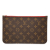 Louis Vuitton AB Louis Vuitton Brown Monogram Canvas Fabric Monogram Neverfull Pouch Spain