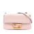 Fendi AB Fendi Pink Light Pink Calf Leather Duo Baguette Crossbody Italy