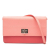 Prada B Prada Pink Salmon Saffiano Leather Turn Lock Wallet on Strap Italy