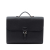 Hermès B Hermès Black with Brown Calf Leather Togo and Swift Sac A Depeches Verso 38 France