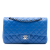 Chanel B Chanel Blue Caviar Leather Leather Medium Classic Caviar Double Flap France