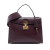 Christian Dior B Dior Red Burgundy Calf Leather DiorAddict Top Handle Bag Italy