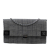 Chanel AB Chanel Gray Denim Fabric CC Choco Bar Chain Flap France