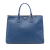 Prada B Prada Blue Saffiano Leather Extra Large Lux Galleria Double Zip Tote Italy