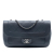 Chanel AB Chanel Blue Navy Caviar Leather Leather CC Diamond Stitch Caviar Flap France