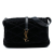 Saint Laurent AB Saint Laurent Black Satin Fabric Quilted Le 57 Shoulder Bag Italy
