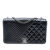 Chanel AB Chanel Black Calf Leather Large Glazed skin Coco Boy Flap Italy