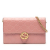 Gucci AB Gucci Pink Calf Leather Guccissima Icon Wallet On Chain Italy