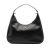 Ferragamo B Ferragamo Black Calf Leather Gancini Romana Hobo Bag Italy