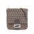 Fendi B Fendi Brown Dark Brown Canvas Fabric Zucchino Crossbody Italy