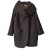 Cop.Copine Manteau en laine col-capuchon 40-42
