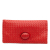 Bottega Veneta B Bottega Veneta Red Nappa Leather Leather Nappa Intrecciato Turn Lock Clutch Italy