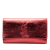 Saint Laurent AB Saint Laurent Red Calf Leather Crinkled skin Belle de Jour Clutch France
