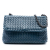 Bottega Veneta B Bottega Veneta Blue Nappa Leather Leather Small Nappa Intrecciato Olimpia Shoulder Bag Italy