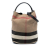 Burberry B Burberry Brown Light Brown Canvas Fabric Medium Mega Check Ashby Bucket Bag China