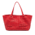 Bottega Veneta AB Bottega Veneta Red Nappa Leather Leather Nappa Intrecciato Ruffle Tote Italy