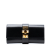 Hermès AB Hermès Black Calf Leather Tadelakt Medor Clutch 23 France
