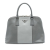 Prada AB Prada Gray Saffiano Leather Medium Bicolor Lux Promenade Satchel Italy