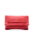 Hermès AB Hermès Red Calf Leather Evercolor Pliplat Clutch France