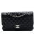 Chanel AB Chanel Black Caviar Leather Leather Medium Classic Caviar Double Flap France