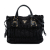 Prada AB Prada Black Nylon Fabric Tessuto Gaufre Satchel Italy