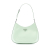 Prada AB Prada Green Mint Calf Leather Spazzolato Cleo Shoulder Bag Italy