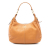 Prada B Prada Brown Caramel Calf Leather Vitello Daino Hobo Bag Italy