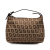 Fendi B Fendi Brown Light Brown Canvas Fabric Zucchino Handbag Italy