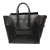 Celine B Celine Black Calf Leather Mini Bicolor Smooth skin Luggage Tote Italy