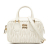 Miu Miu B Miu Miu White Nappa Leather Leather Mini Matelasse Nappa Arcadie Satchel Italy