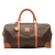 Celine B Celine Brown Coated Canvas Fabric Macadam Travel Bag Italy