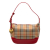 Burberry AB Burberry Brown Beige Canvas Fabric Haymarket Check Shoulder Bag United Kingdom