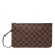 Louis Vuitton B Louis Vuitton Brown Damier Canvas Fabric Damier Ebene Neverfull Pouch MM France