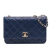 Chanel B Chanel Blue Navy Lambskin Leather Leather Lambskin Trendy CC Wallet On Chain Italy