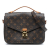 Louis Vuitton B Louis Vuitton Brown Monogram Canvas Fabric Monogram Pochette Metis France