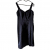 Marithé + François Girbaud Black satin dress S-M