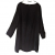 Cos Robe en velours de soie noir 42-44