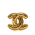 Chanel B Chanel Gold Gold Plated Metal CC Quilted Brooch France