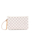 Louis Vuitton B Louis Vuitton White Damier Canvas Canvas Damier Azur Neverfull Pouch MM France