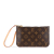 Louis Vuitton AB Louis Vuitton Brown Monogram Canvas Fabric Monogram Neverfull Pouch France
