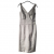 Karen Millen Pale silver satin dress 38