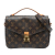 Louis Vuitton B Louis Vuitton Brown Monogram Canvas Fabric Monogram Pochette Metis Italy