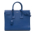 Saint Laurent B Saint Laurent Blue Calf Leather Small Sac De Jour Satchel Italy