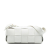 Bottega Veneta B Bottega Veneta White Lambskin Leather Leather Small Lambskin Intrecciato Brick Cassette Italy