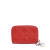 Christian Dior B Dior Red Patent Leather Leather Small Patent Cannage Lady Dior Voyageur Coin Purse Italy
