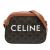 Celine AB Celine Brown Coated Canvas Fabric Small Triomphe Logo Camera Bag Italy