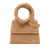 Jacquemus AB Jacquemus Brown Raffia Natural Material Boucle Le Chiquito Noeud Spain