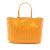Goyard AB Goyard Yellow Coated Canvas Fabric Goyardine Saint Louis PM France