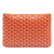 Goyard AB Goyard Orange Coated Canvas Fabric Goyardine Senat MM France