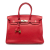 Hermès AB Hermès Red Calf Leather Togo Birkin Retourne 35 France